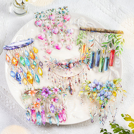 Listen to the Sound of the Wind Stickers 10pcs