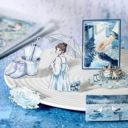 Listen to The Rain and Snow Sticker 48pcs
