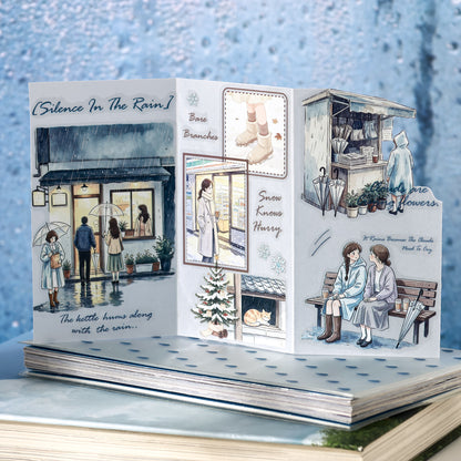 Listen to The Rain and Snow Sticker 48pcs