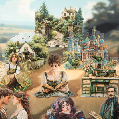 Literary Story Sticker 20pcs