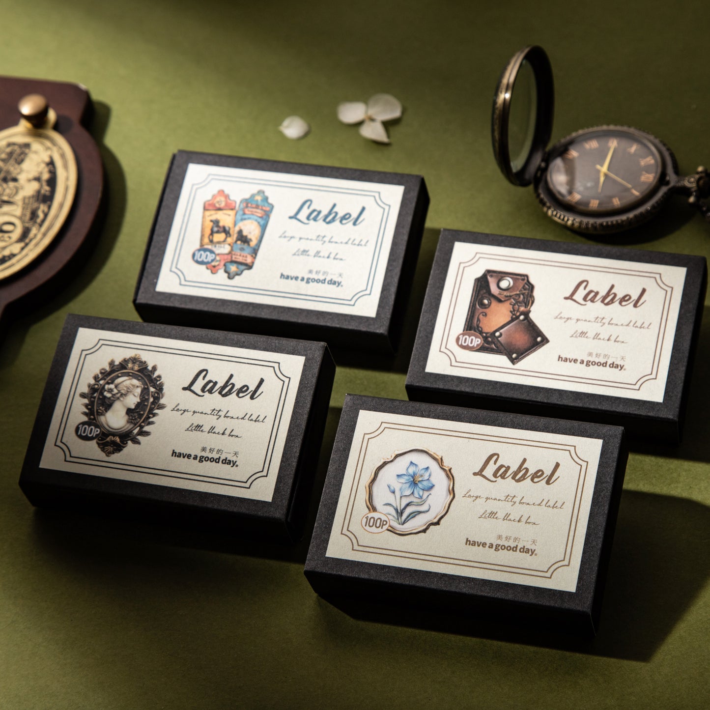 Little Black Box Stickers 100pcs