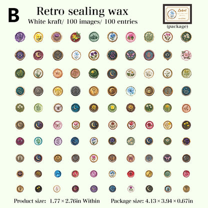 Little Black Box Stickers 100pcs