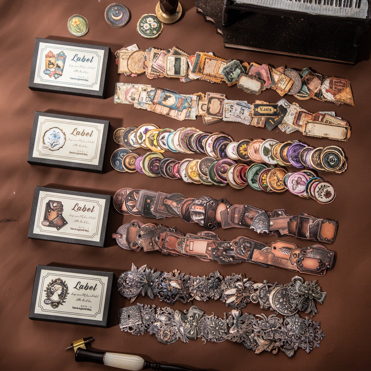 Little Black Box Stickers 100pcs