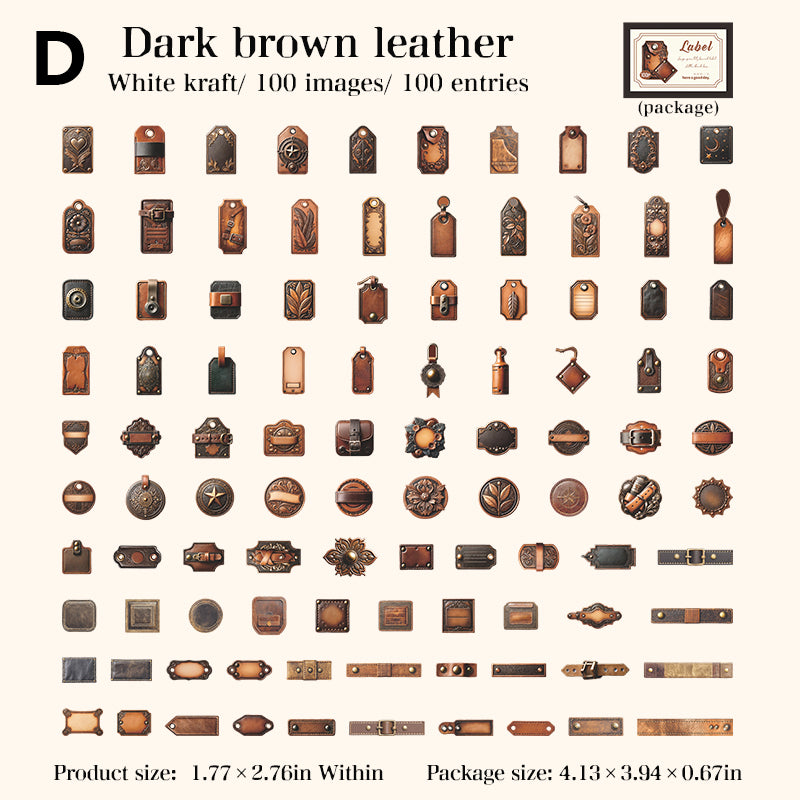 Little Black Box Stickers 100pcs