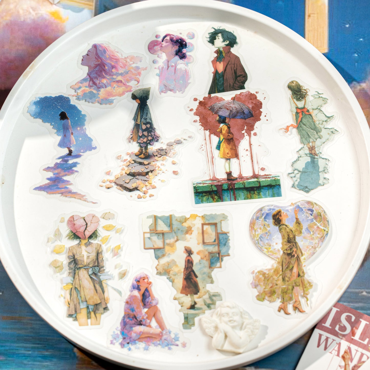 Llland stroll with you Sticker 20pcs