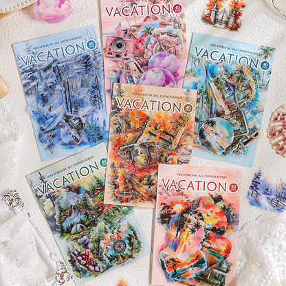 Long Vacation Sticker 40pcs