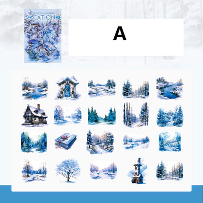 Long Vacation Sticker 40pcs