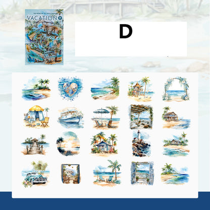 Long Vacation Sticker 40pcs