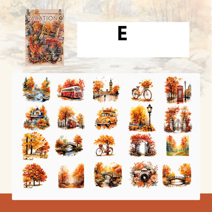 Long Vacation Sticker 40pcs