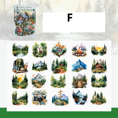 Long Vacation Sticker 40pcs