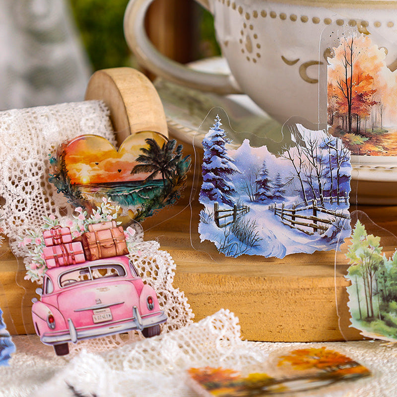 Long Vacation Sticker 40pcs