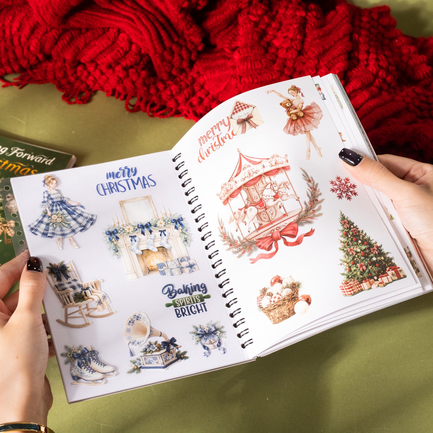 Looking Forward to Christmas Sticker Book 50pcs