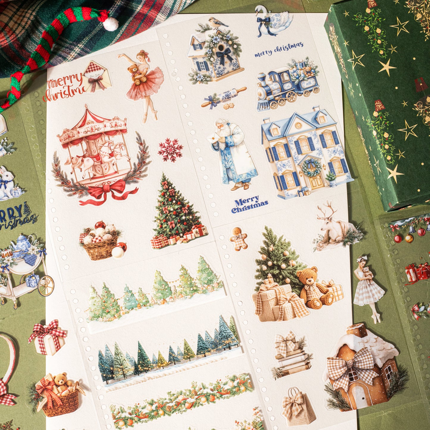 Looking Forward to Christmas Sticker Book 50pcs
