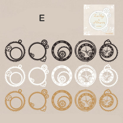 Lucky Wreath Hollow Frame 15pcs