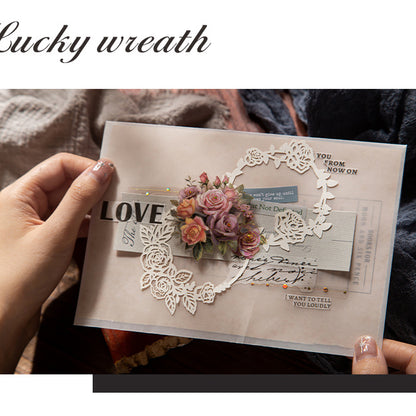 Lucky Wreath Hollow Frame 15pcs