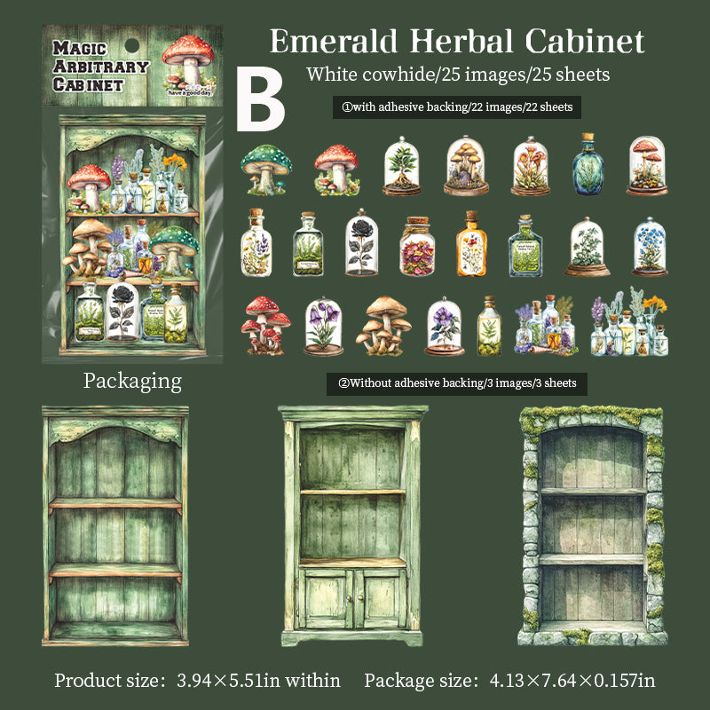 Magic Arbitrary Cabinet Sticker 25pcs