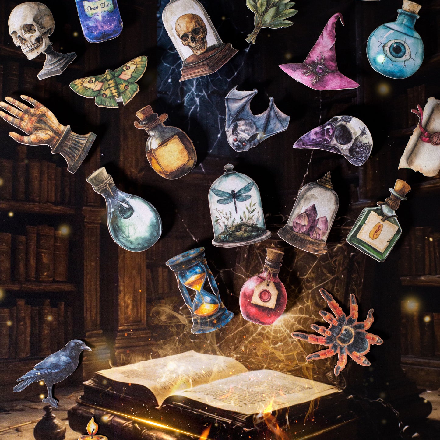 Magic Arbitrary Cabinet Sticker 25pcs