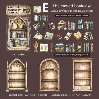 Magic Arbitrary Cabinet Sticker 25pcs