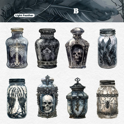 Magic Bottle Sticker 8pcs