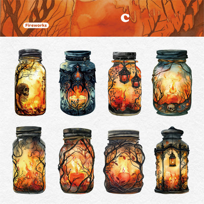 Magic Bottle Sticker 8pcs