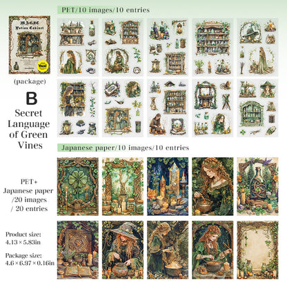 Magic Medicine Cabinet Sticker Book 20pcs