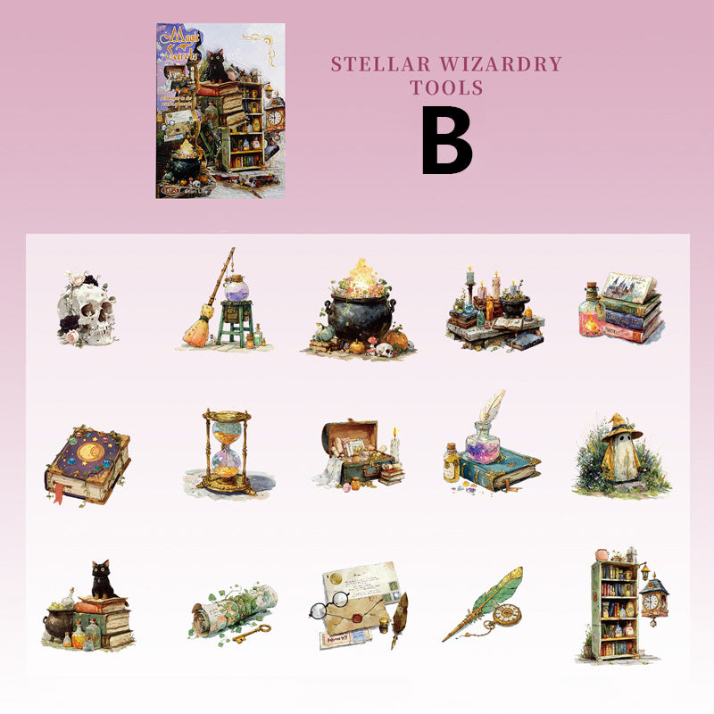 Magic World Sticker 15pcs