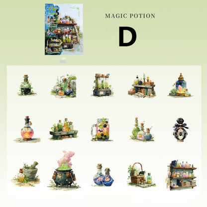 Magic World Sticker 15pcs