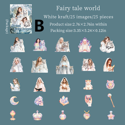 Magical Winter Journal Sticker 25pcs