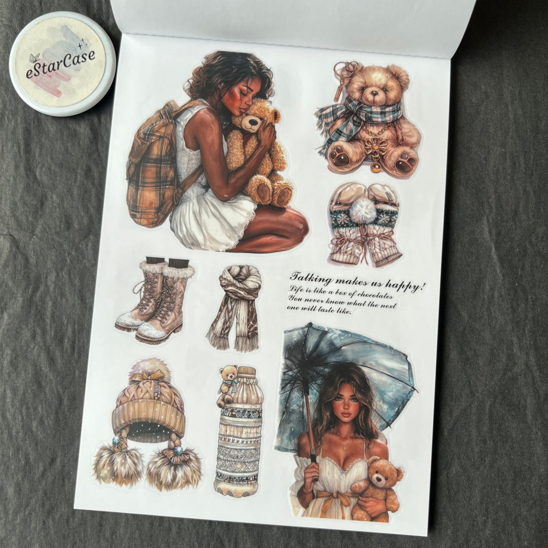 Maiden's Heart Sticker Book