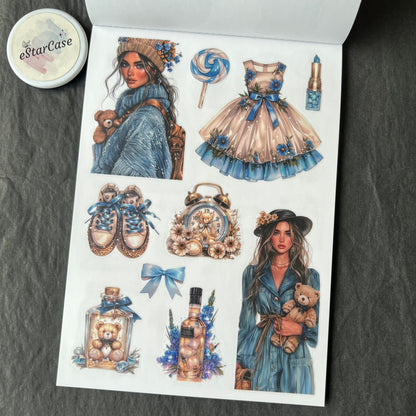 Maiden's Heart Sticker Book