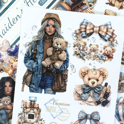 Maiden's Heart Sticker Book