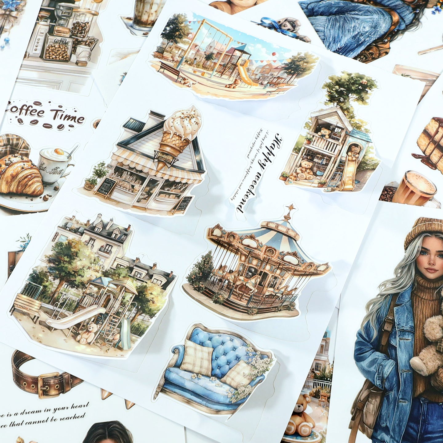 Maiden's Heart Sticker Book