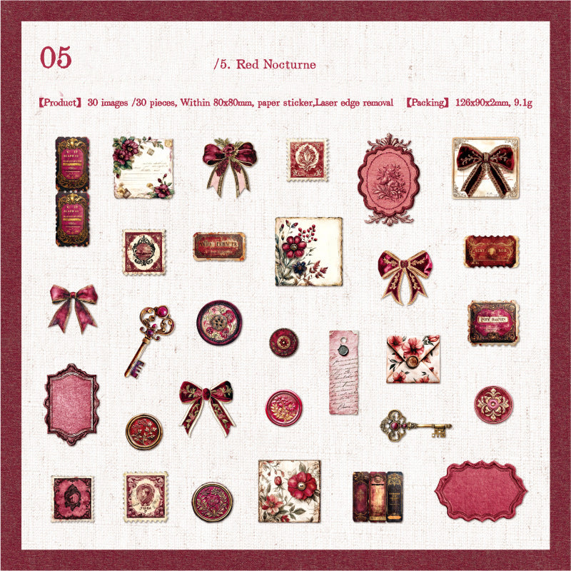 Manor Letterhead Sticker 30pcs