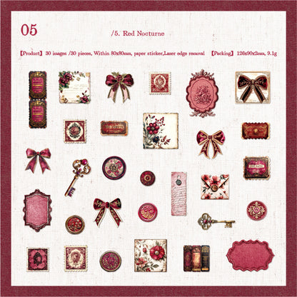 Manor Letterhead Sticker 30pcs