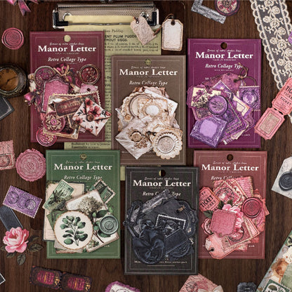 Manor Letterhead Sticker 30pcs