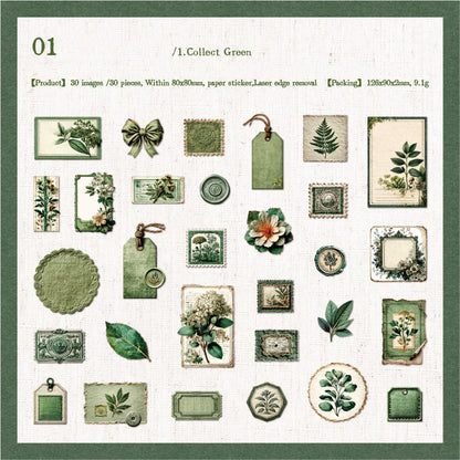 Manor Letterhead Sticker 30pcs