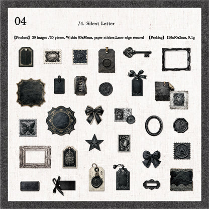 Manor Letterhead Sticker 30pcs