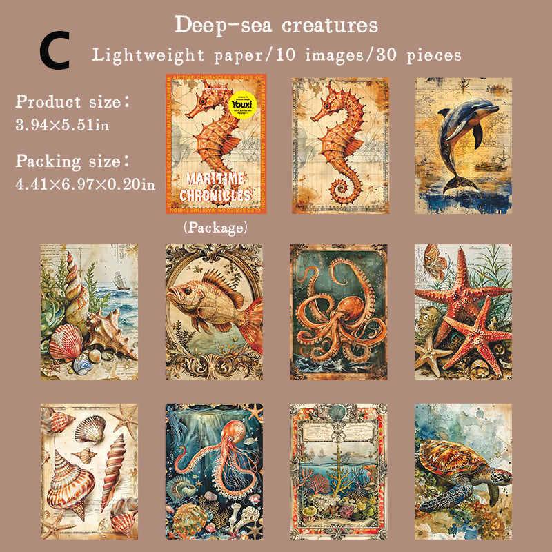 Maritime Chronicles Paper 30pcs