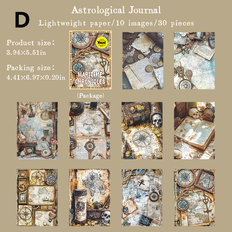 Maritime Chronicles Paper 30pcs