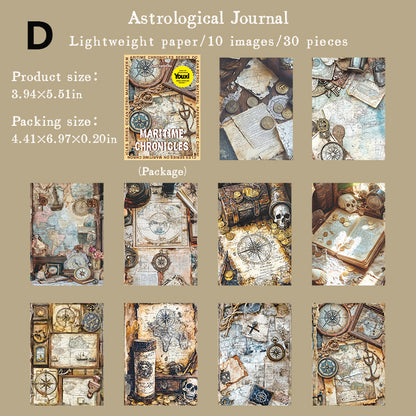 Maritime Chronicles Paper 30pcs