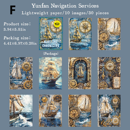 Maritime Chronicles Paper 30pcs