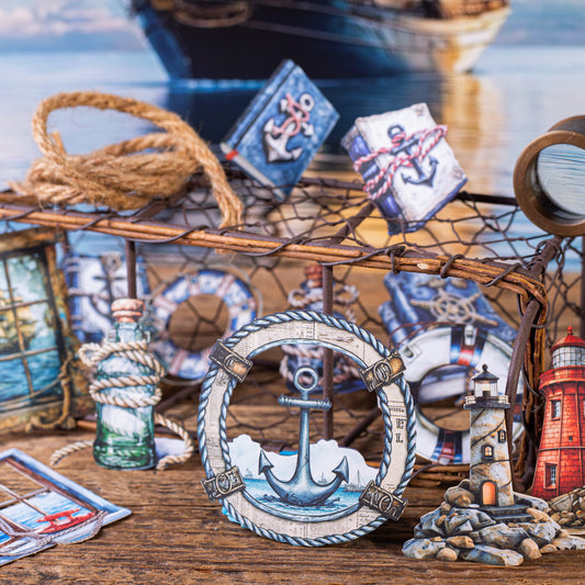 Maritime Time Sticker 10pcs