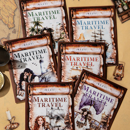 Maritime Travel Sticker 20pcs
