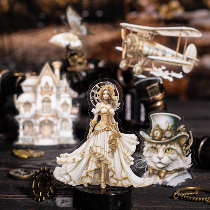 Mechanical Experiment Station Sticker 20pcs