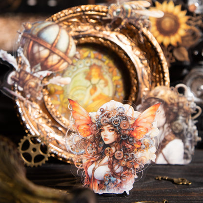 Mechanical Experiment Station Sticker 20pcs