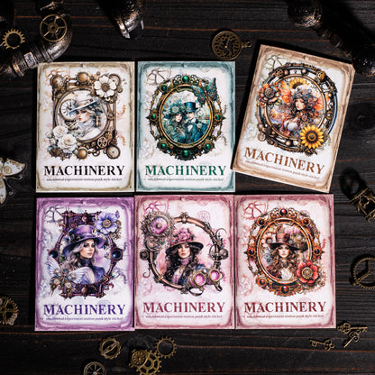 Mechanical Experiment Station Sticker 20pcs