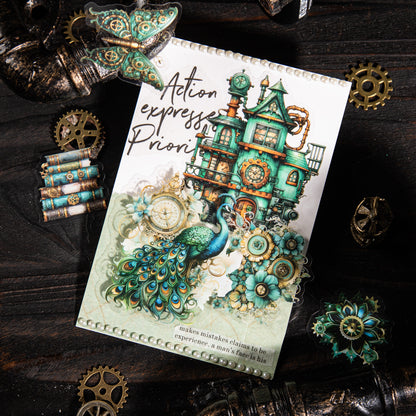 Mechanical Experiment Station Sticker 20pcs