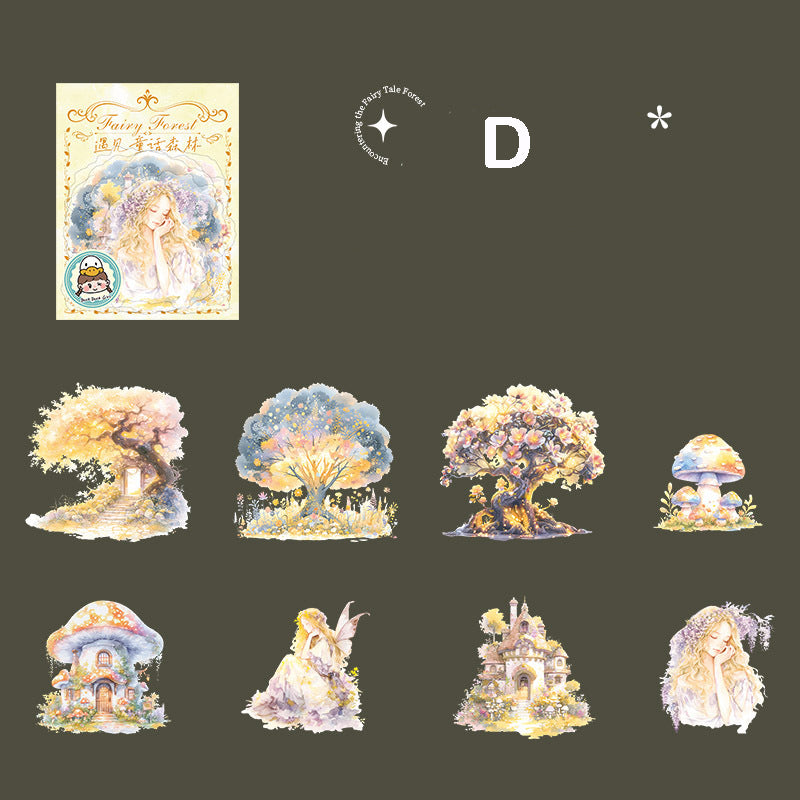 Meet Fairy tale Forest Stickers 16pcs