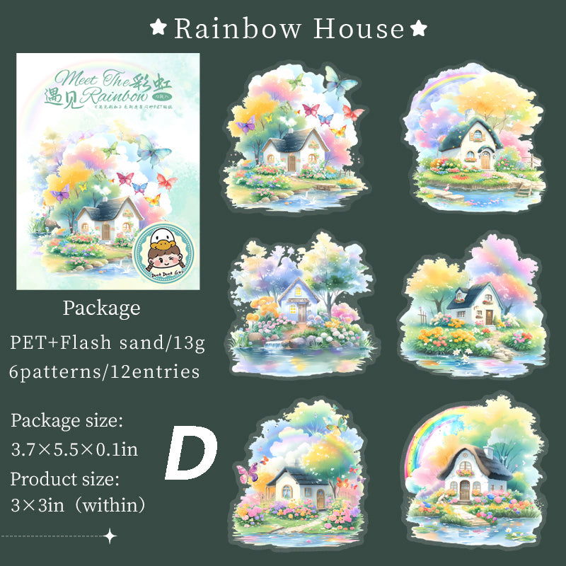 Meet The Rainbow Sticker 12pcs