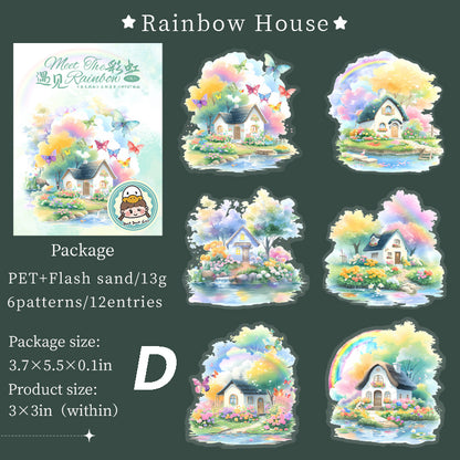 Meet The Rainbow Sticker 12pcs
